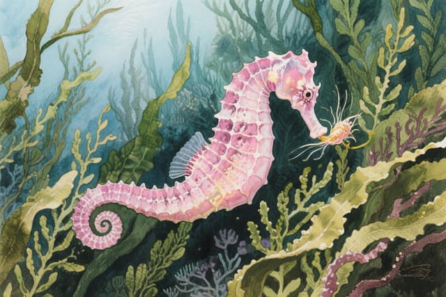 Seahorse Among Seaweed puzzle by Thomas