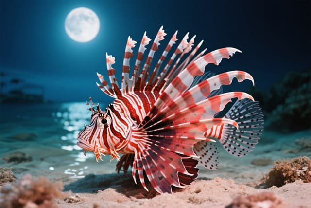 Lionfish Under the Moonlight puzzle by Robert