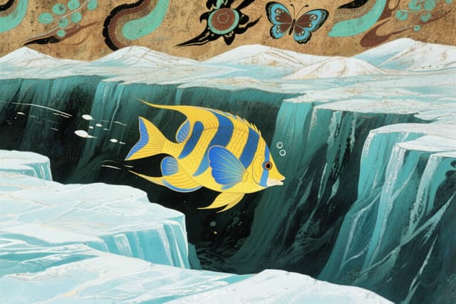 Fish in Ice Canyon puzzle by John
