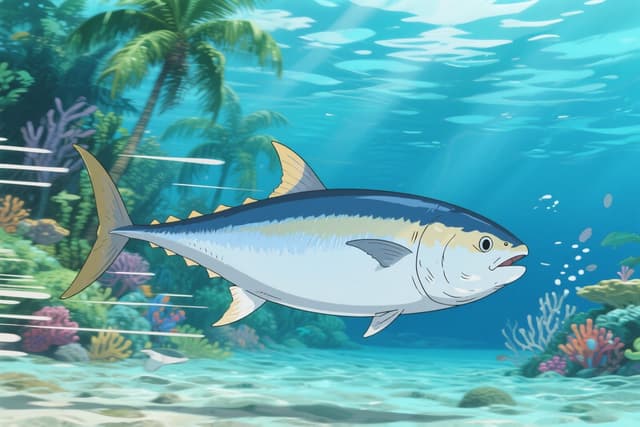 Tuna Fish in Coral Reef puzzle by Lisa